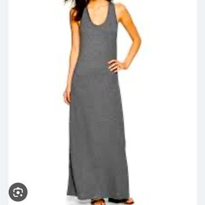 Gap Gray Sleeveless Maxi Dress